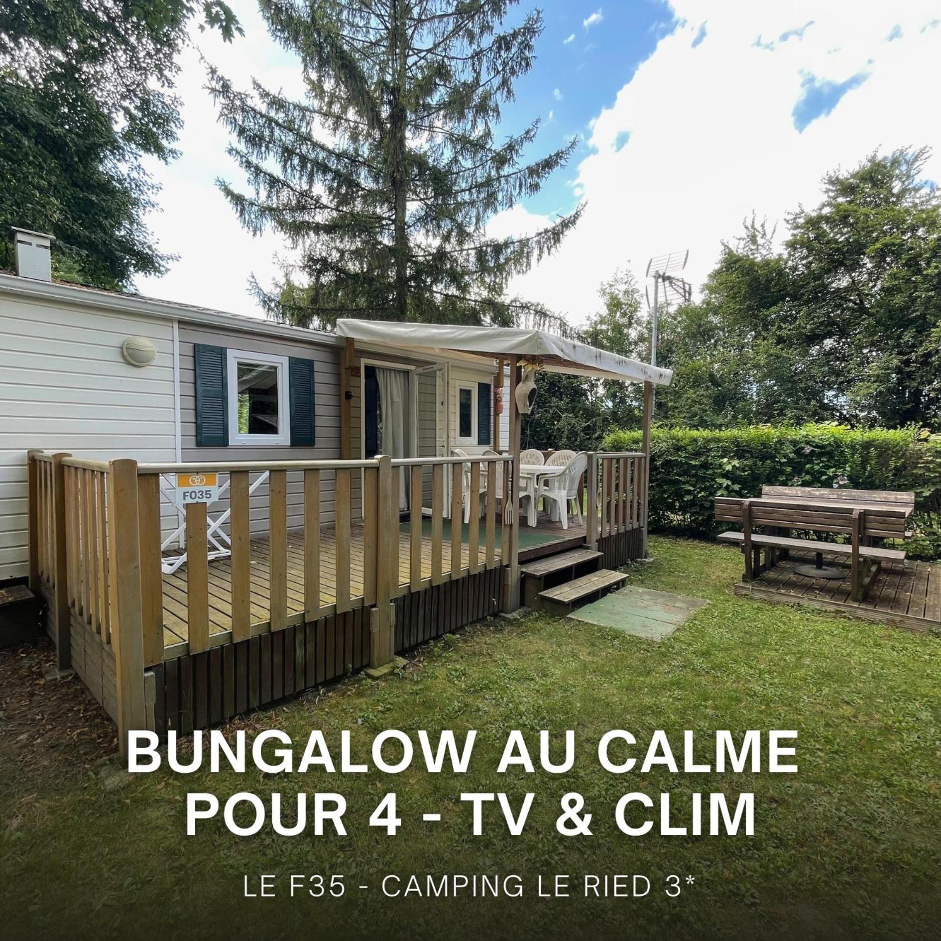 Chez Roger - Bungalow Climatise Avec Tv - 2 Chambres 4 Personnes Boofzheim Exteriér fotografie